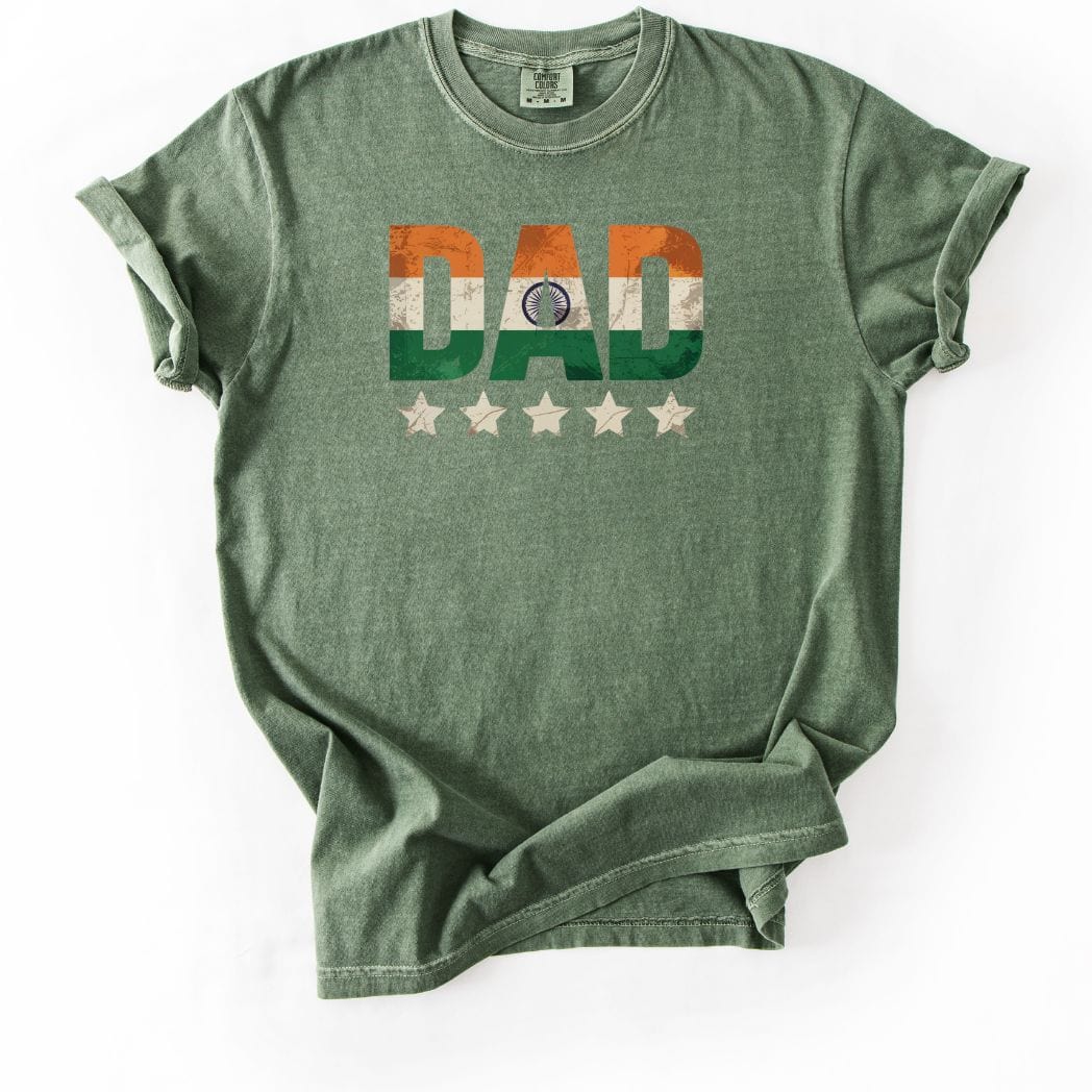 DAD - India Flag Papa Tee
