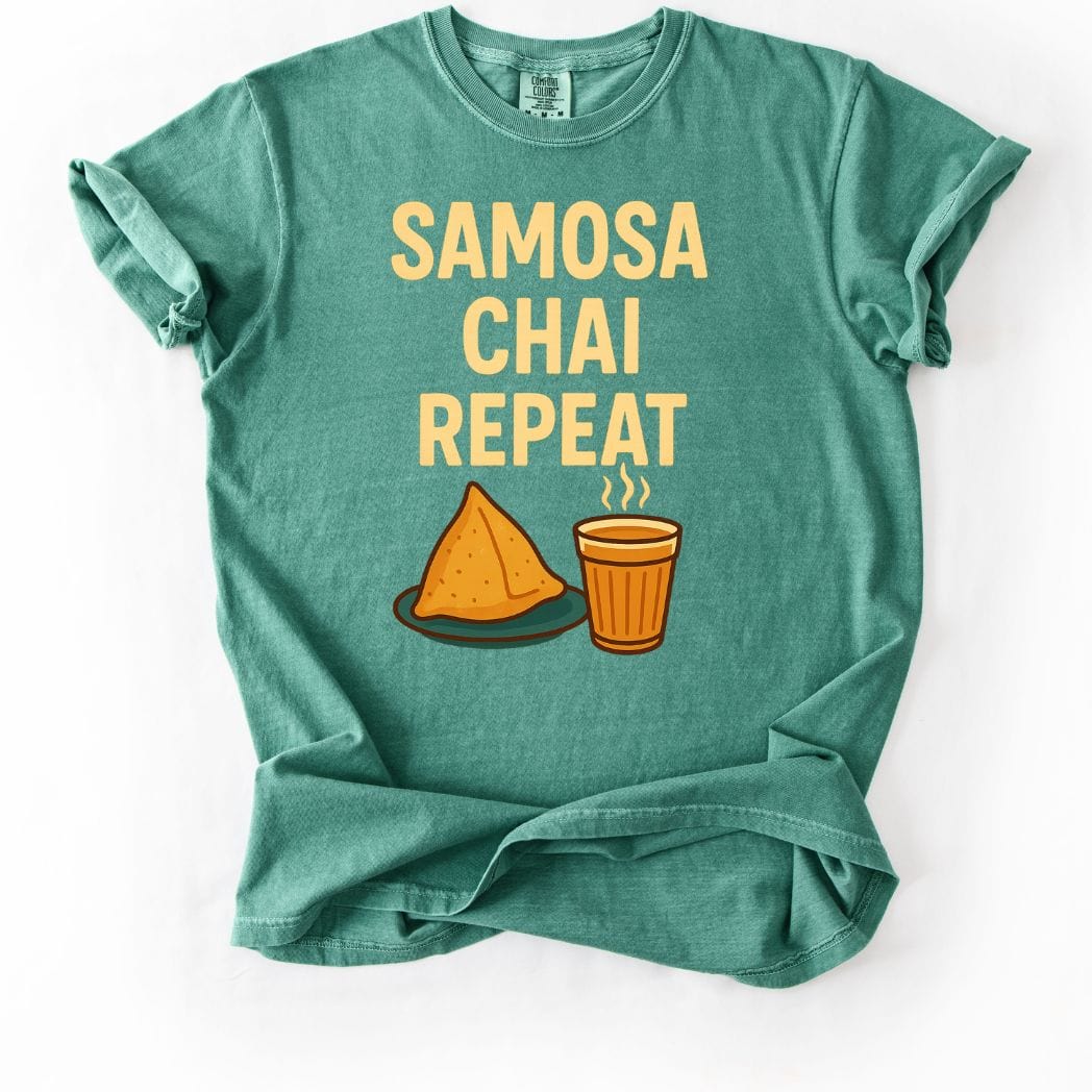 Samosa Chai Repeat Tee