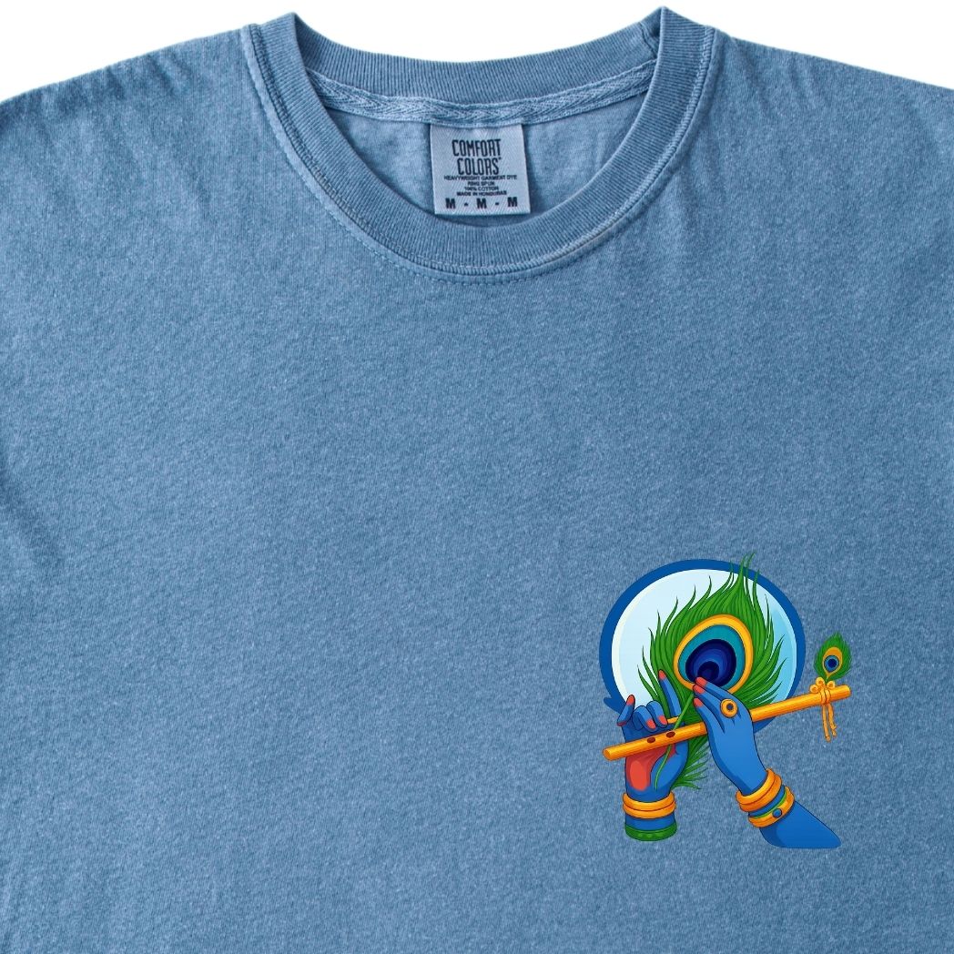Krishna Ji Hindu Modern Tee - Feather and Flute