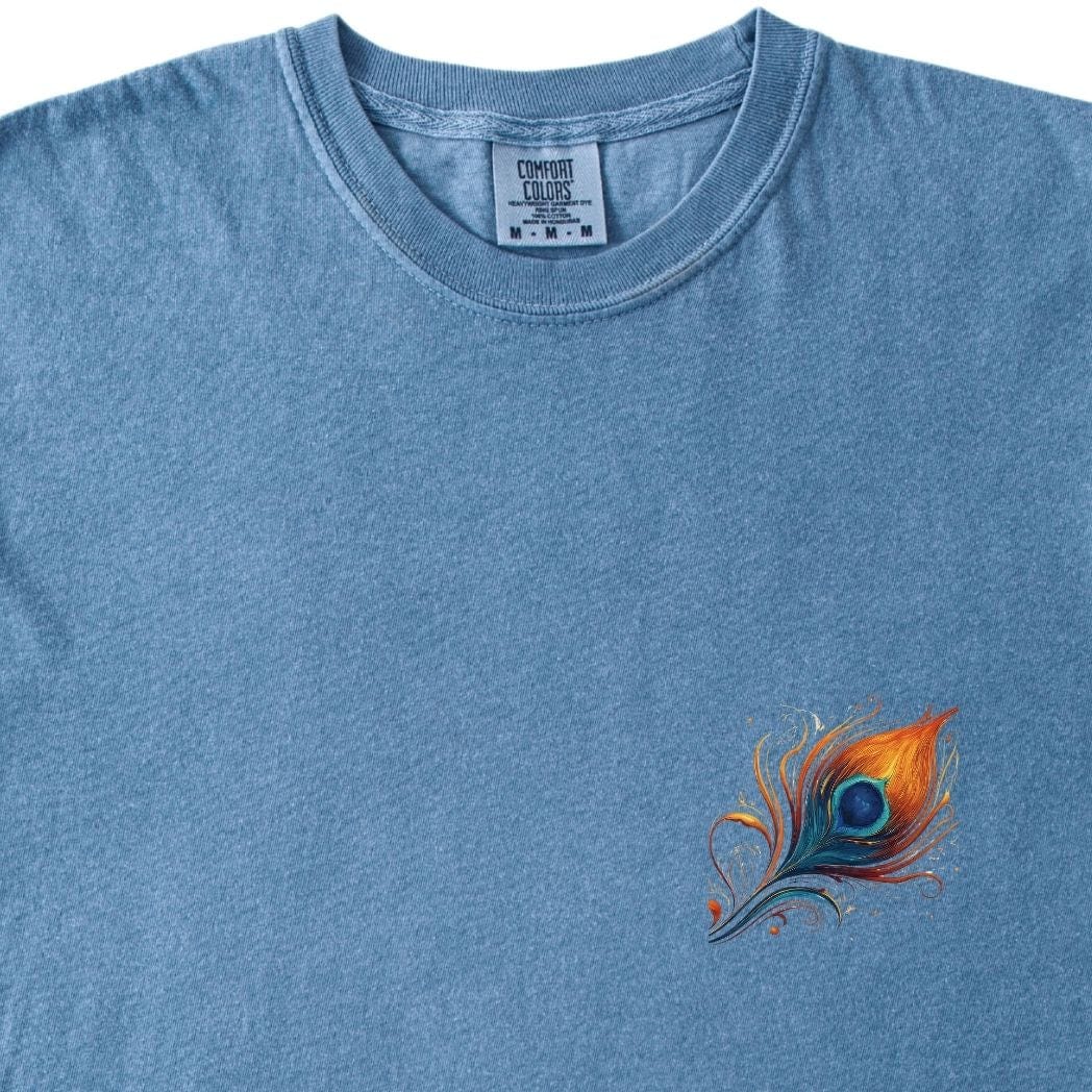 Krishna Ji Hindu Modern Tee - Feather