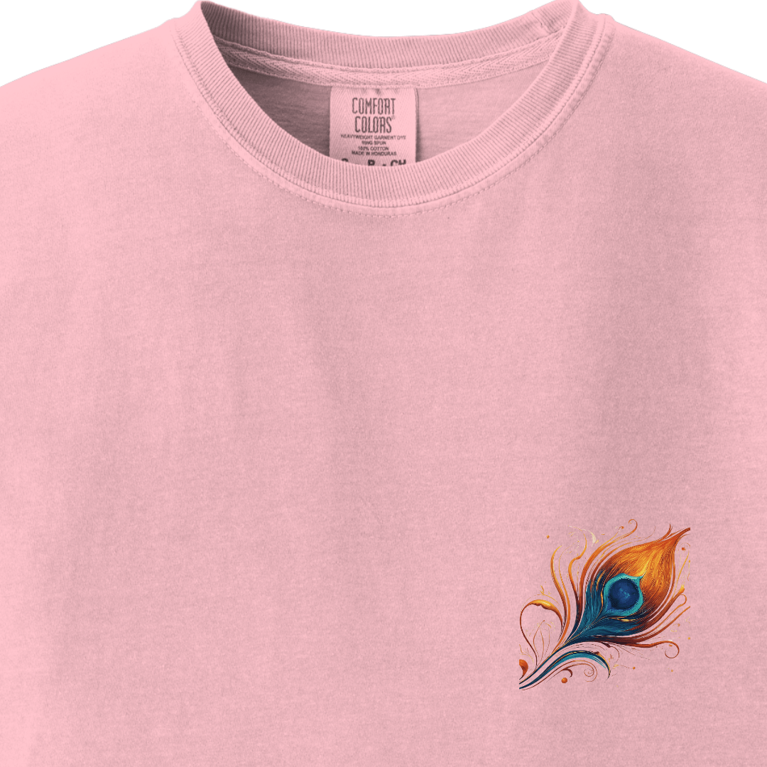 Krishna Ji Hindu Modern Tee - Feather