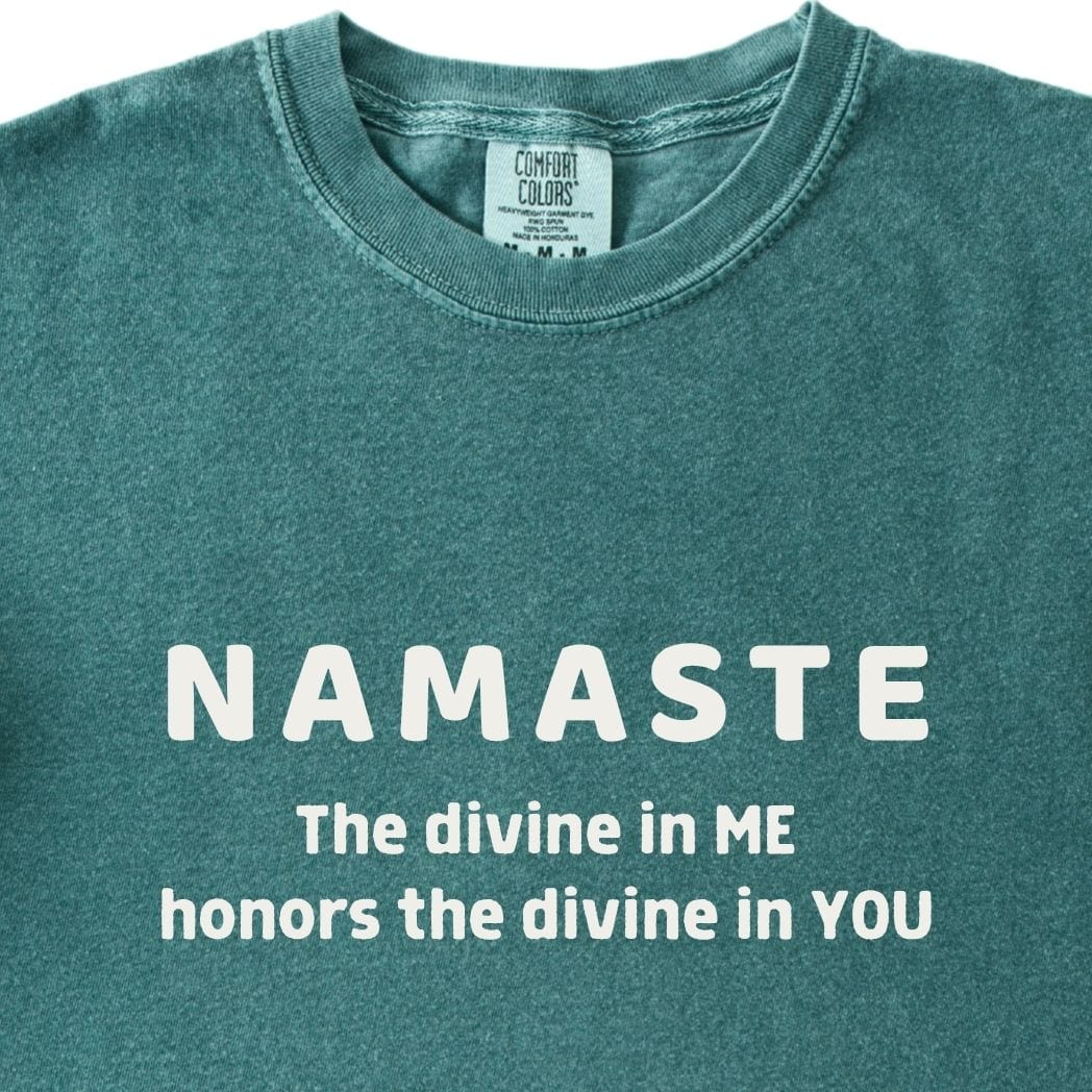 NAMASTE Tee - The divine in me honors the divine in you