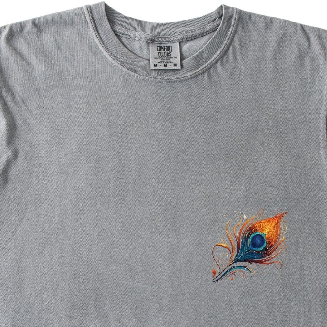 Krishna Ji Hindu Modern Tee - Feather