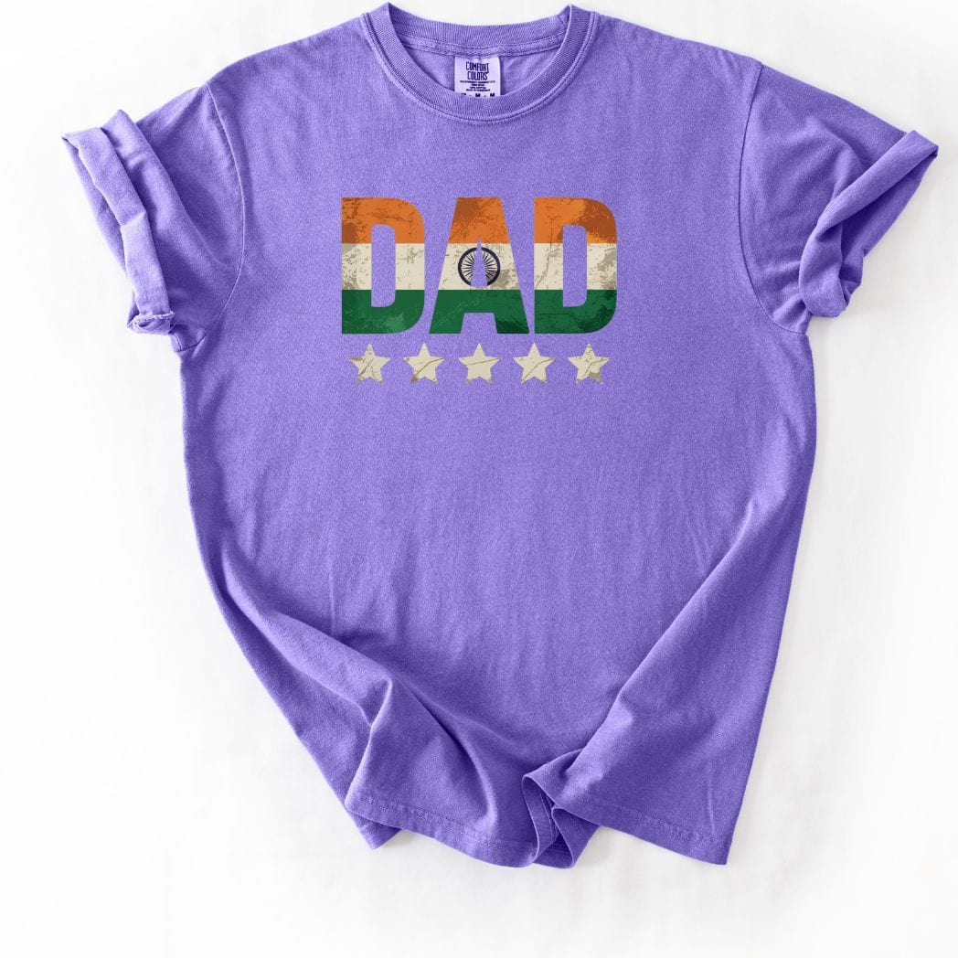 DAD - India Flag Papa Tee