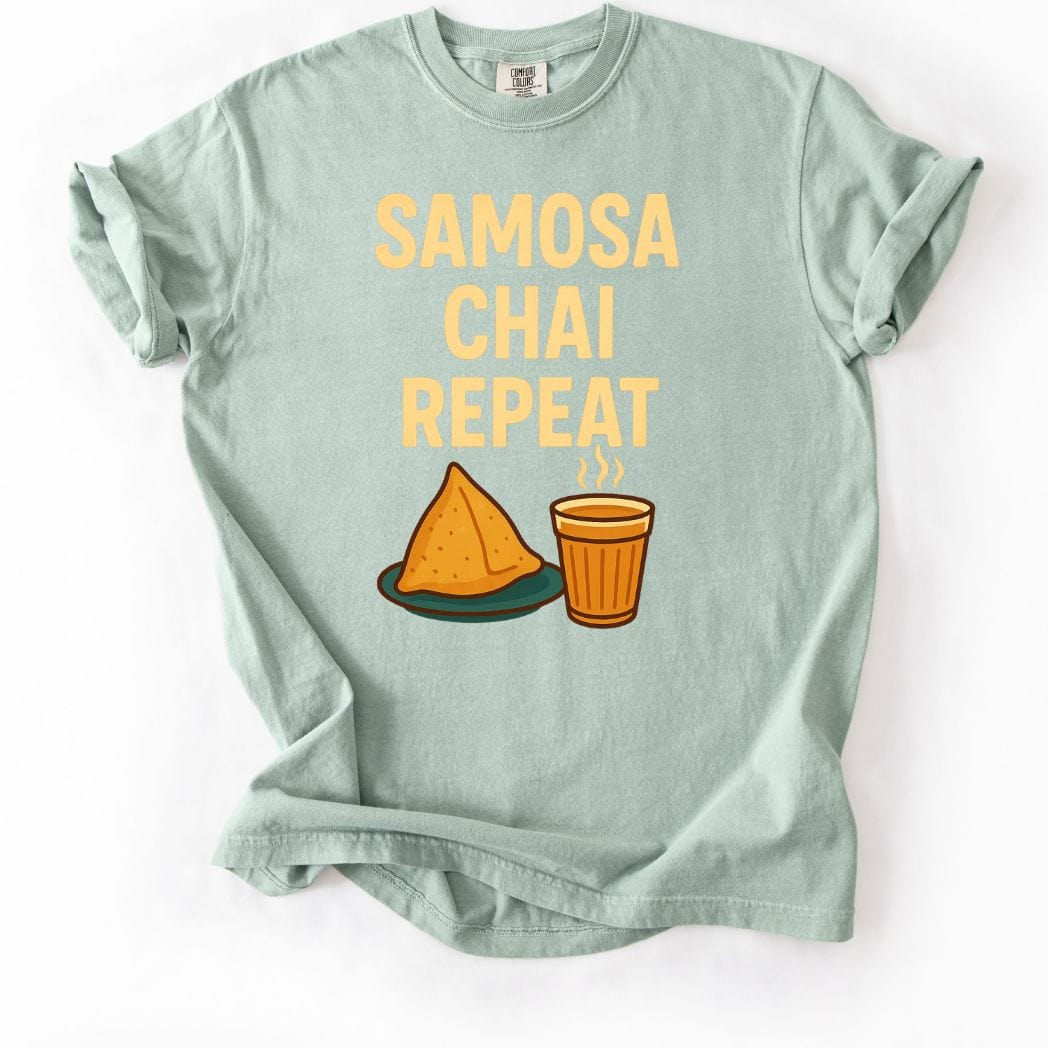 Samosa Chai Repeat Tee