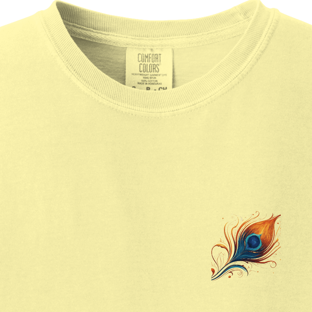 Krishna Ji Hindu Modern Tee - Feather