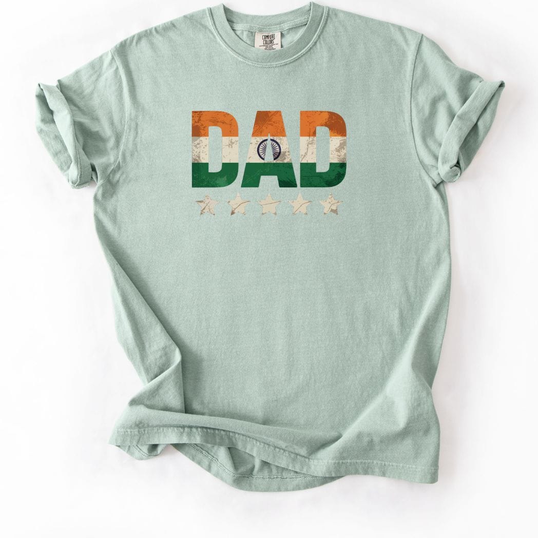 DAD - India Flag Papa Tee