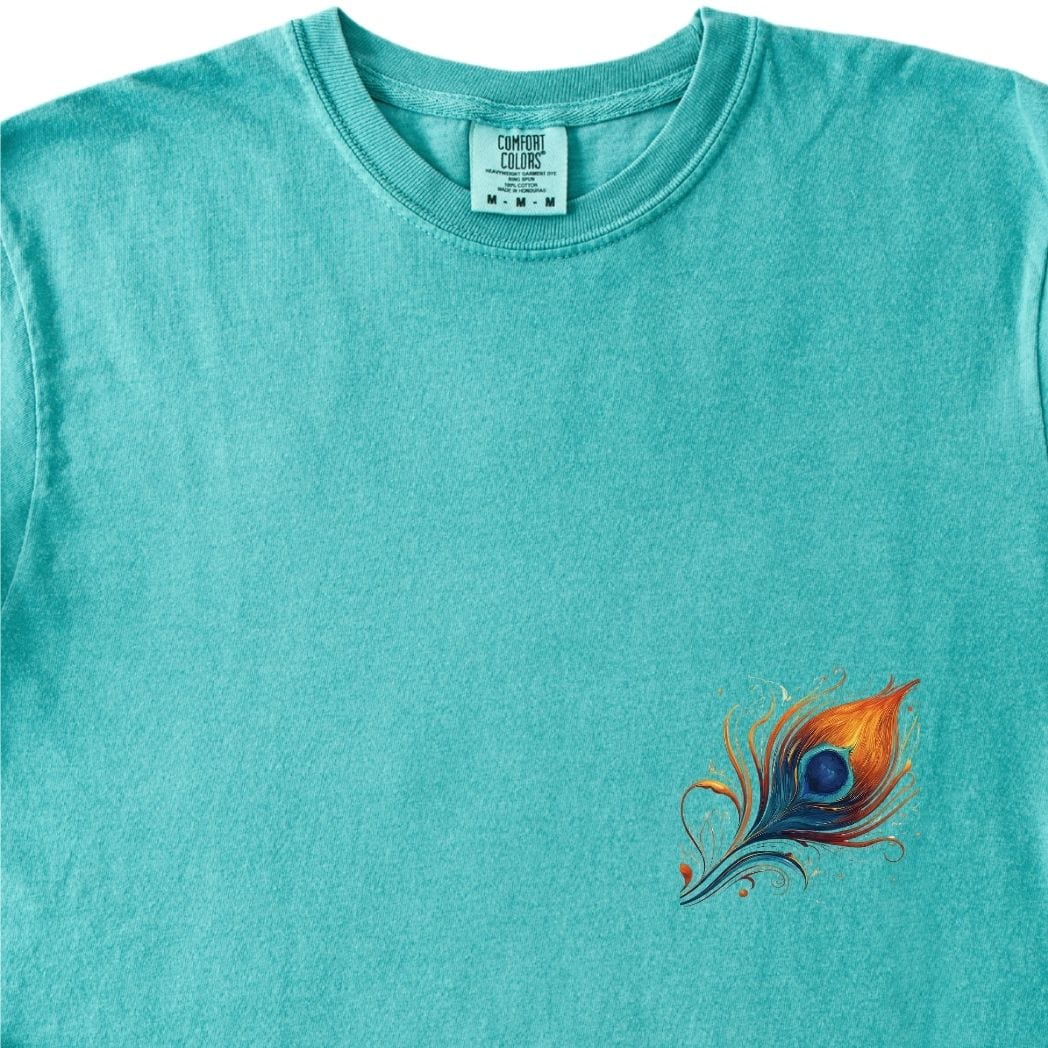 Krishna Ji Hindu Modern Tee - Feather