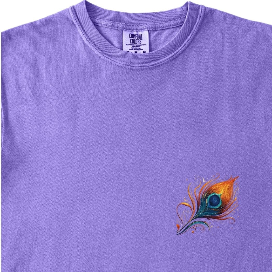 Krishna Ji Hindu Modern Tee - Feather