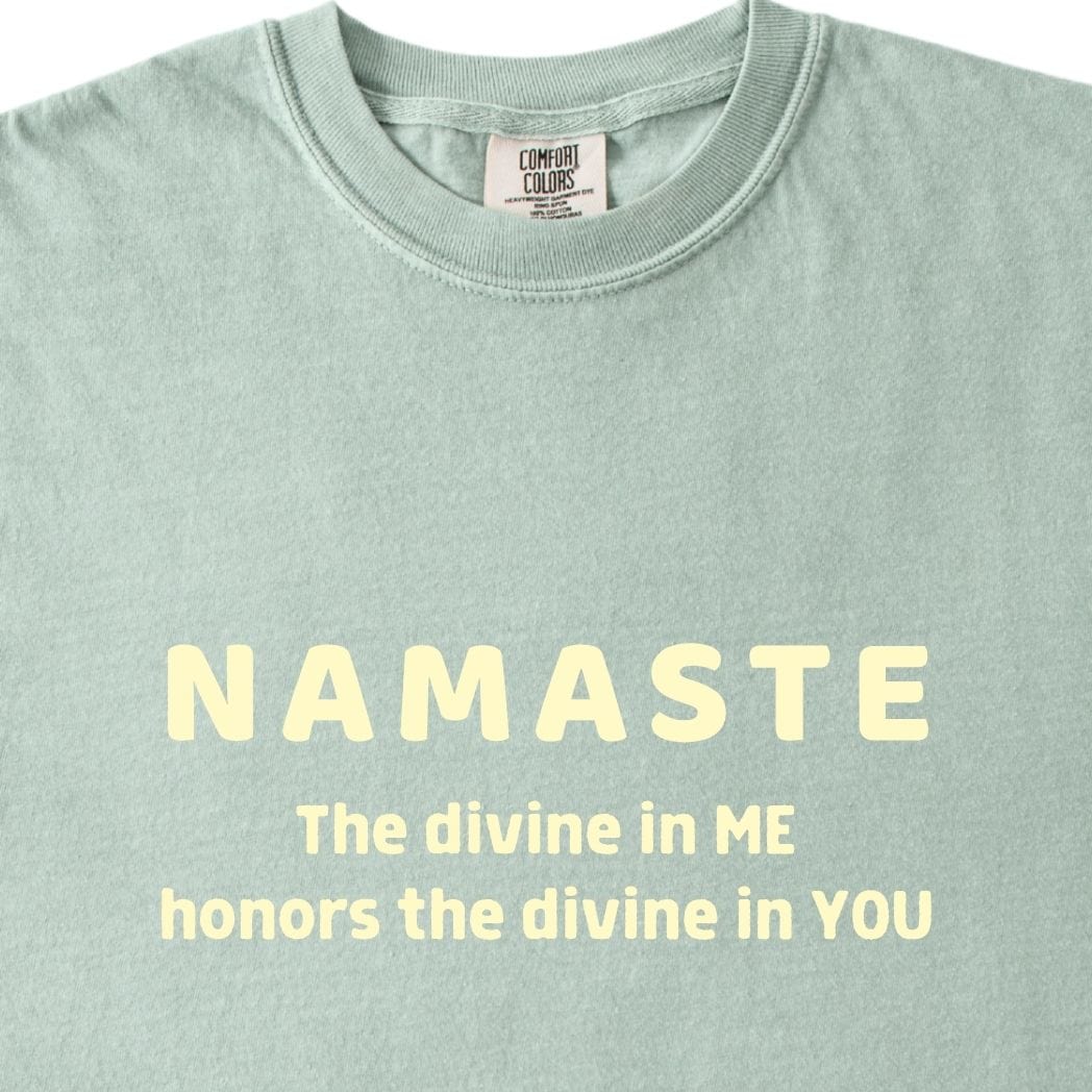 NAMASTE Tee - The divine in me honors the divine in you