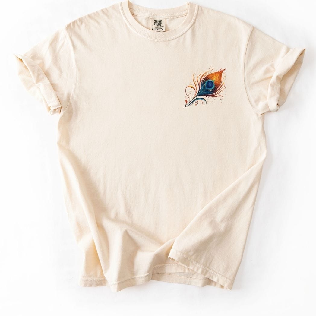 Krishna Ji Hindu Modern Tee - Feather