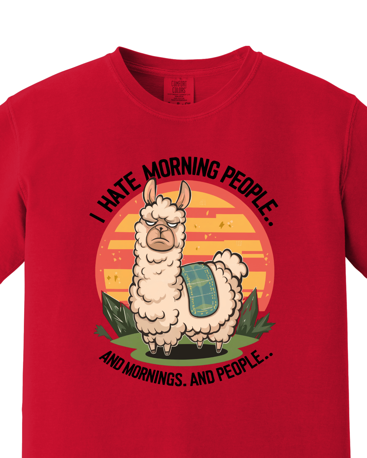 I hate Morning Casual tee 2