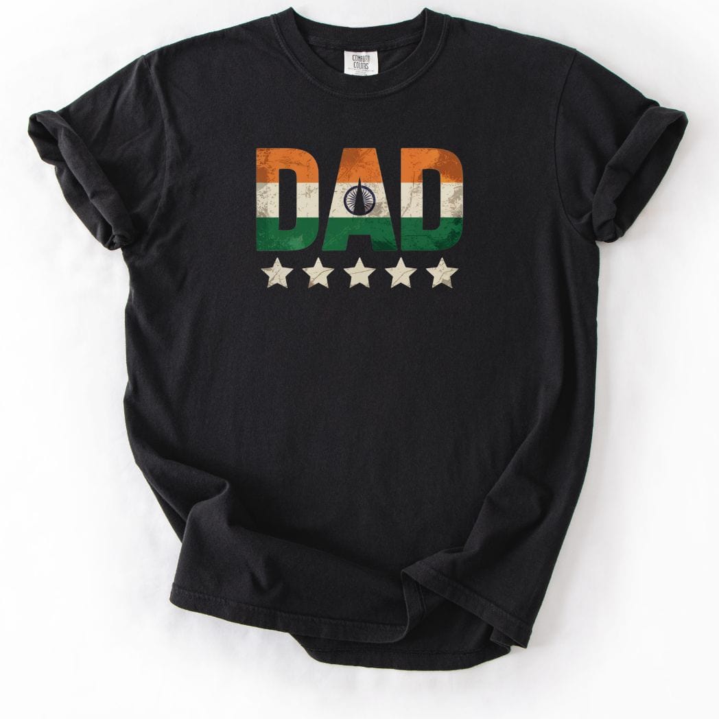 DAD - India Flag Papa Tee