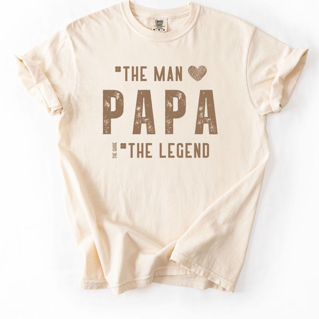 PAPA - The Man The Guide The Legend Dad Tee