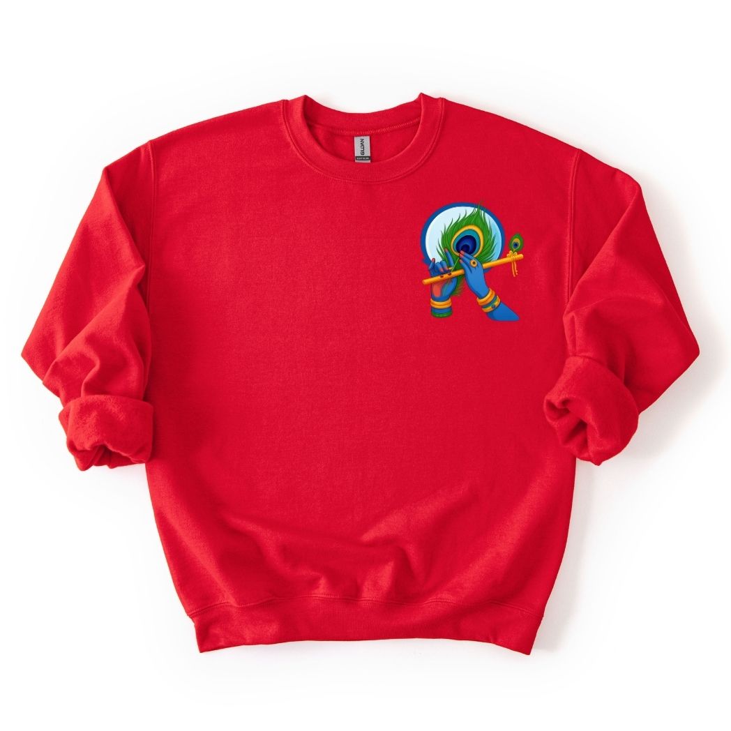 Krishna Ji - Feather and Flute SWEATSHIRT