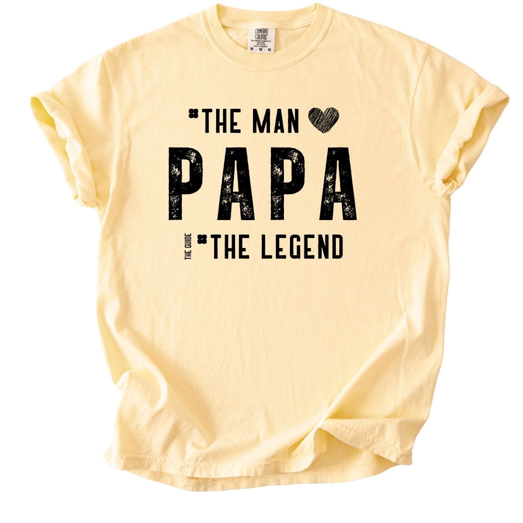 PAPA - The Man The Guide The Legend Dad Tee