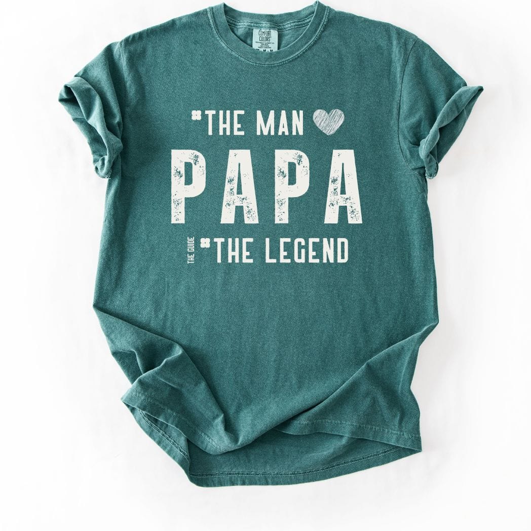 PAPA - The Man The Guide The Legend Dad Tee