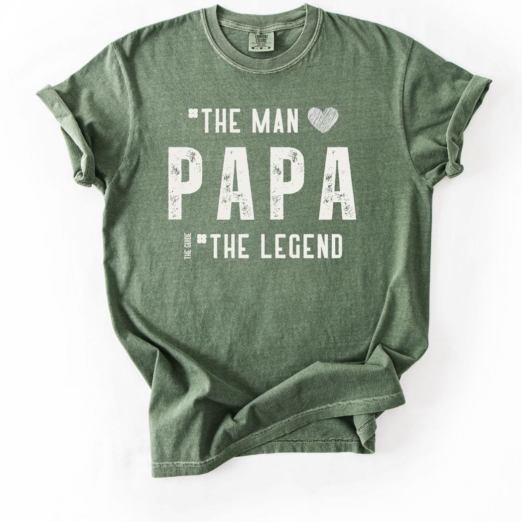 PAPA - The Man The Guide The Legend Dad Tee