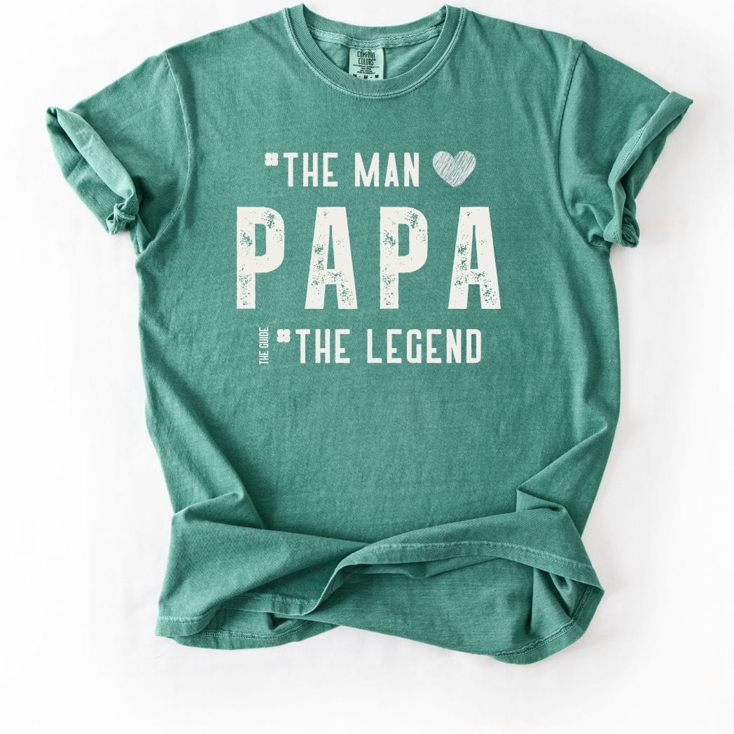 PAPA - The Man The Guide The Legend Dad Tee