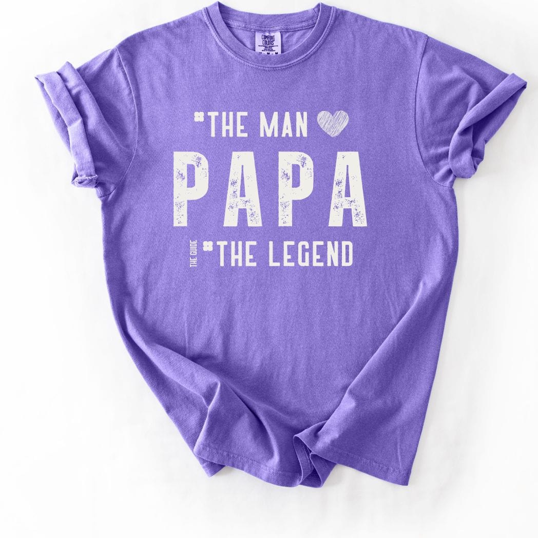 PAPA - The Man The Guide The Legend Dad Tee
