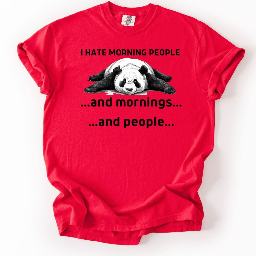 I hate Morning Casual tee