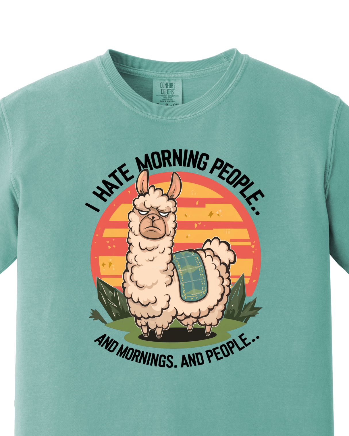 I hate Morning Casual tee 2