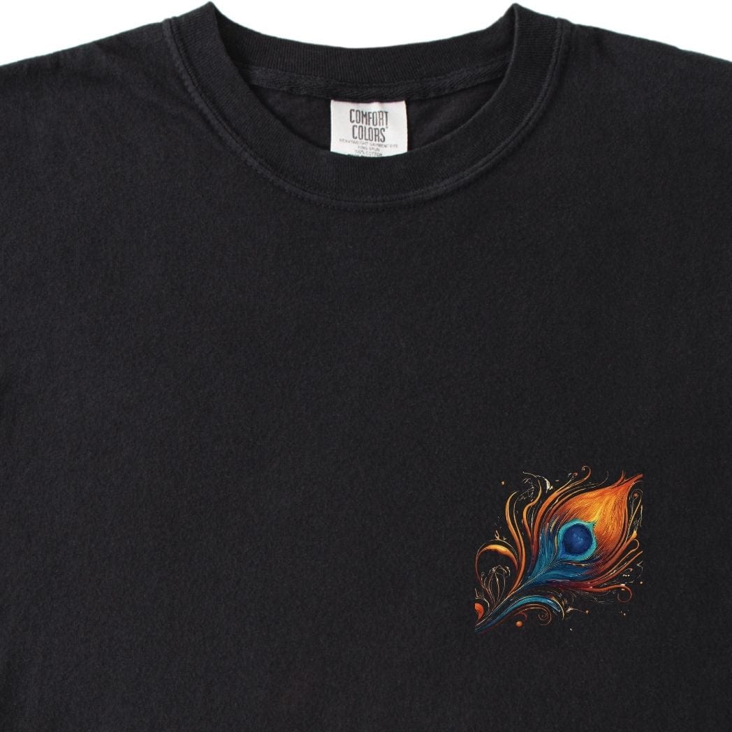 Krishna Ji Hindu Modern Tee - Feather