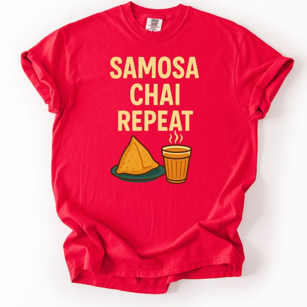 Samosa Chai Repeat Tee