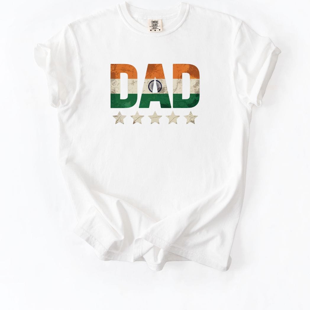 DAD - India Flag Papa Tee