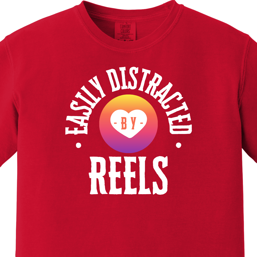 Easily Distracted By Reels Tee