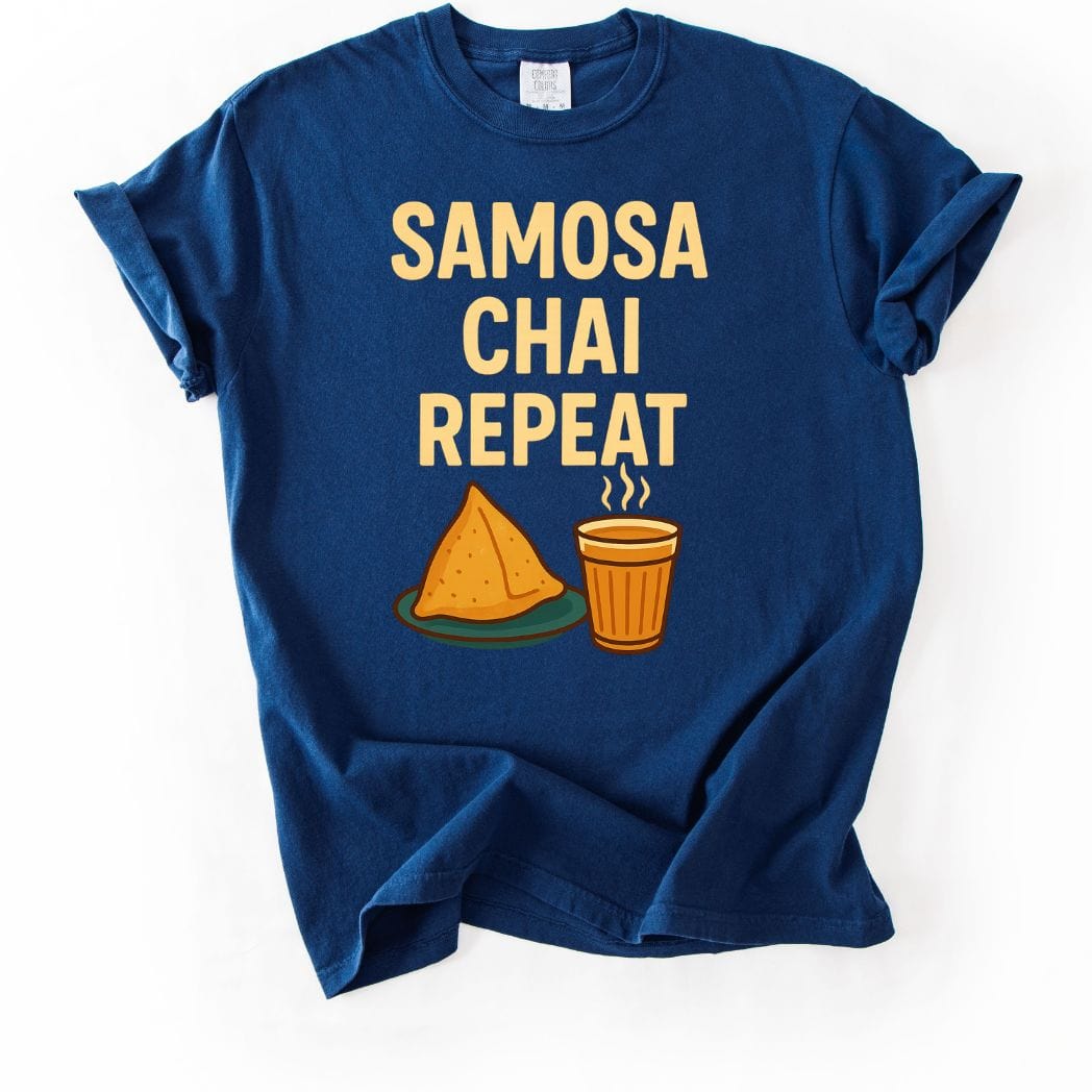 Samosa Chai Repeat Tee