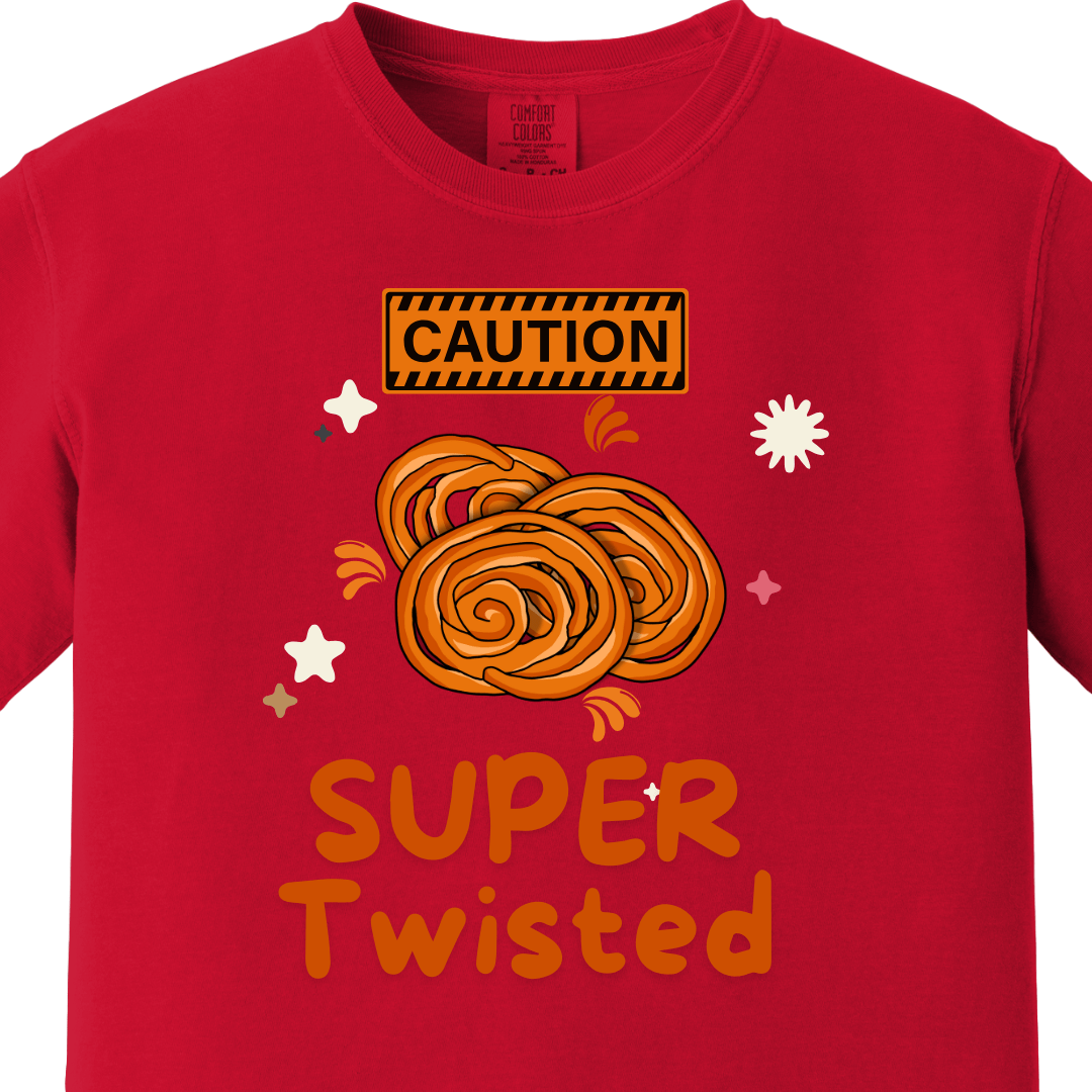 Jalebi - Caution Super Twisted Tee