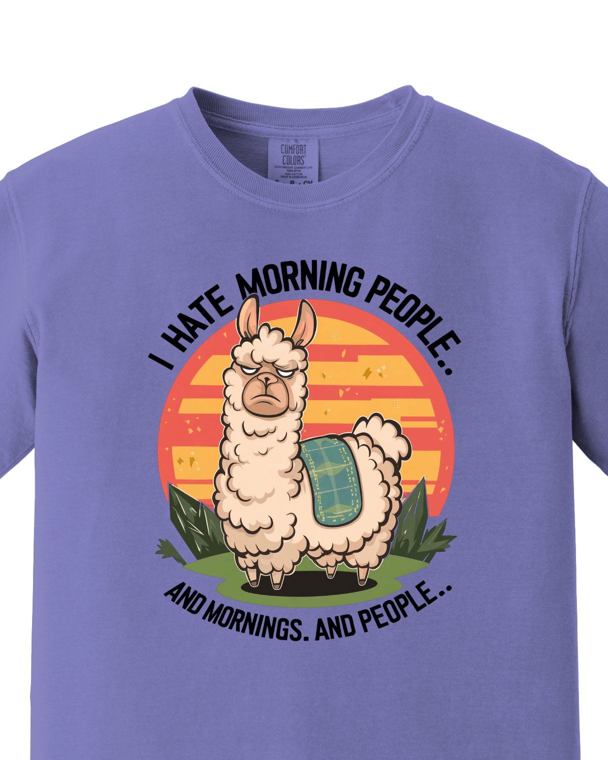 I hate Morning Casual tee 2
