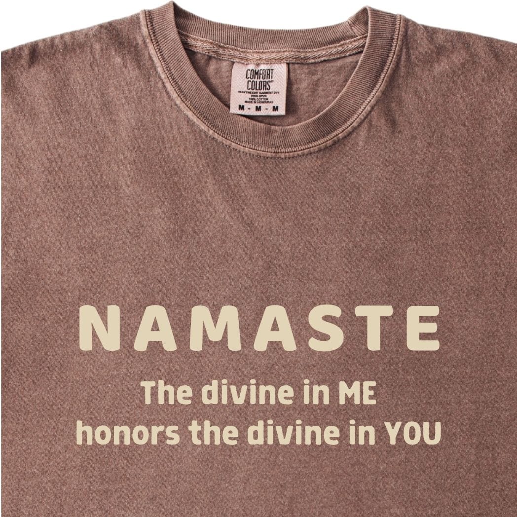 NAMASTE Tee - The divine in me honors the divine in you