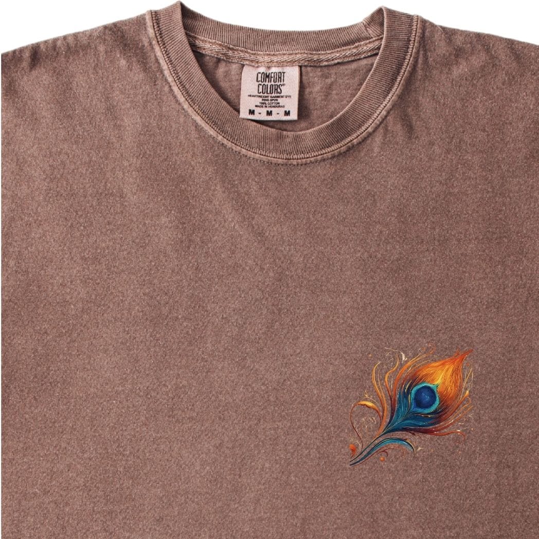 Krishna Ji Hindu Modern Tee - Feather