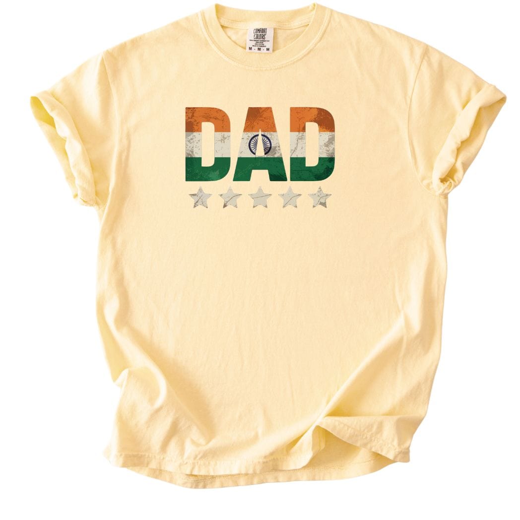 DAD - India Flag Papa Tee