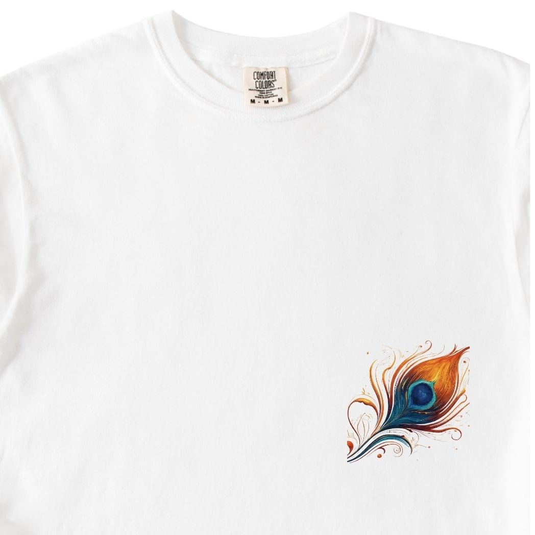 Krishna Ji Hindu Modern Tee - Feather