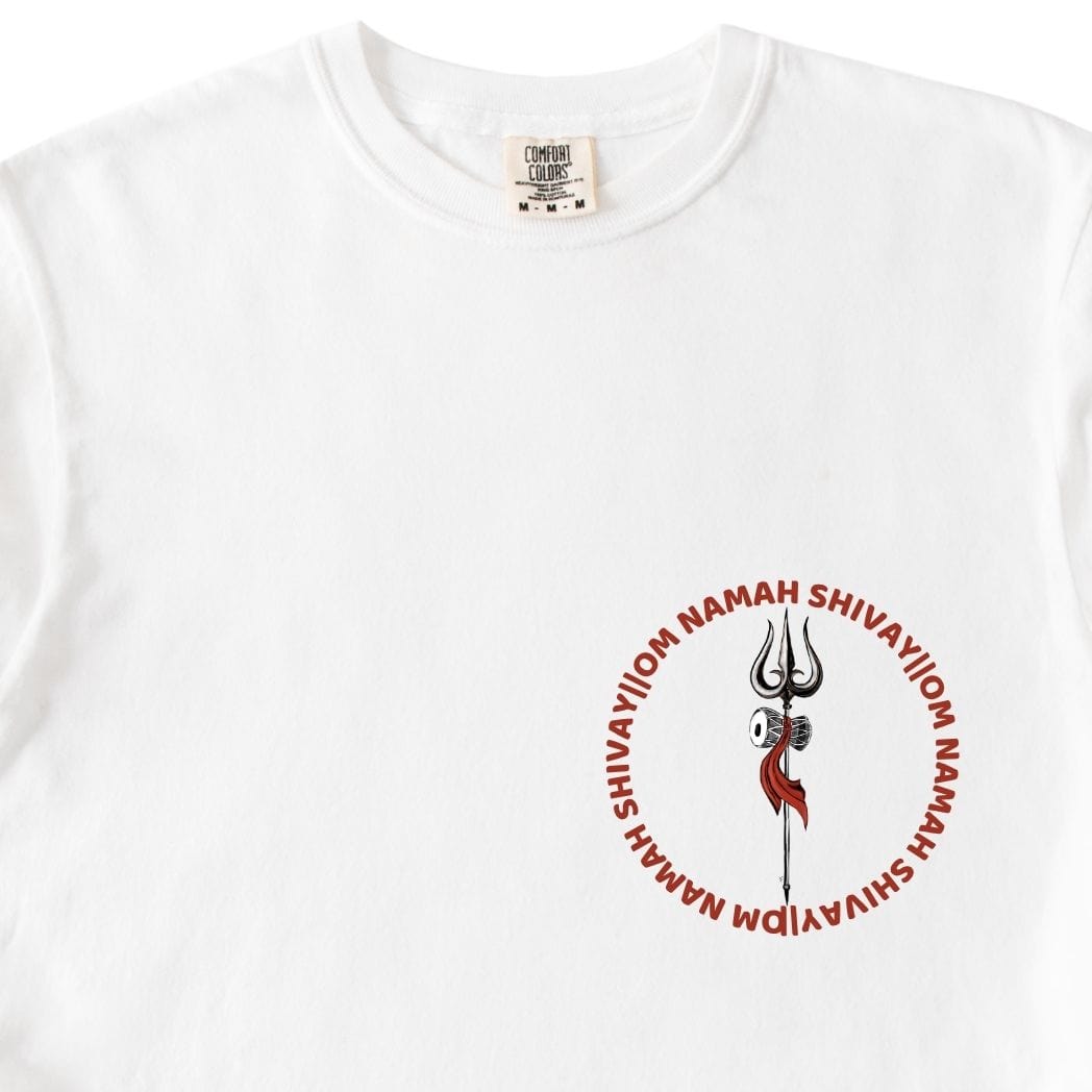 Shiv Ji Trident Om Namah Shivay Tee