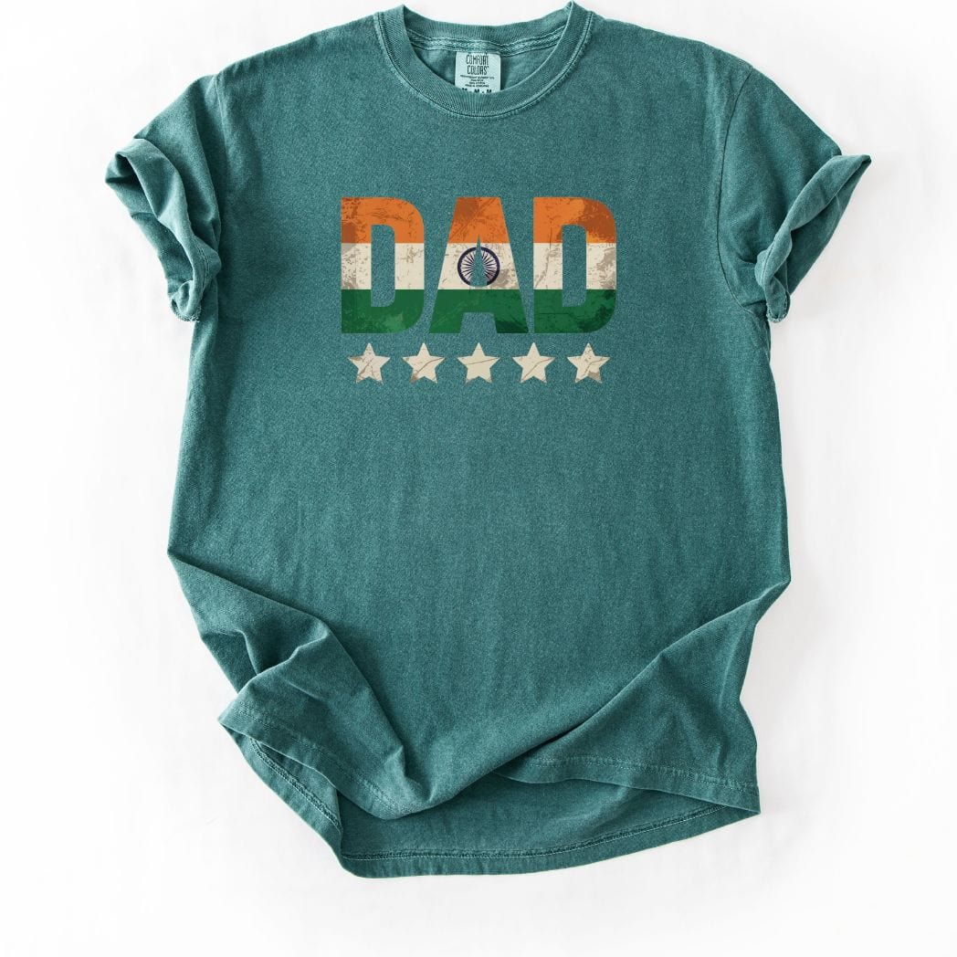 DAD - India Flag Papa Tee