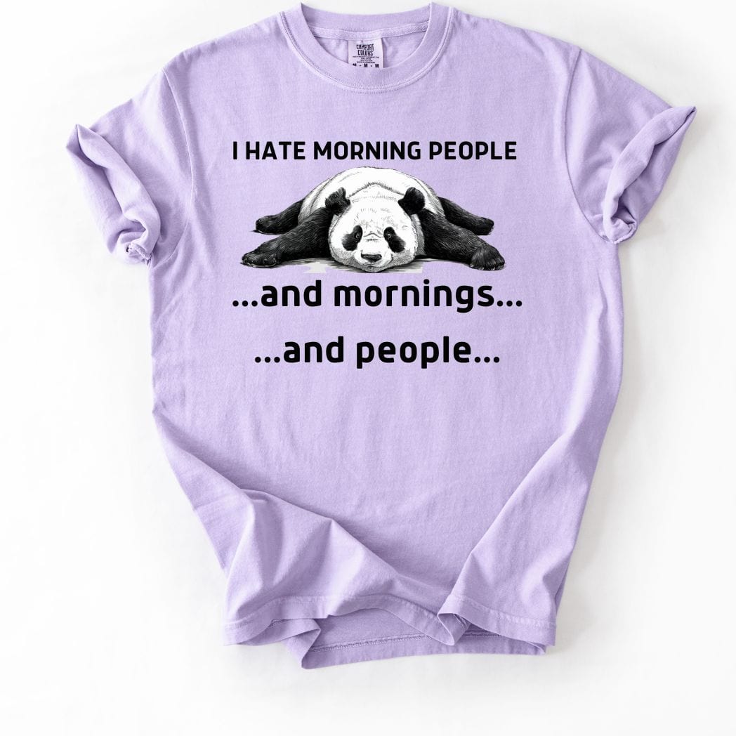 I hate Morning Casual tee