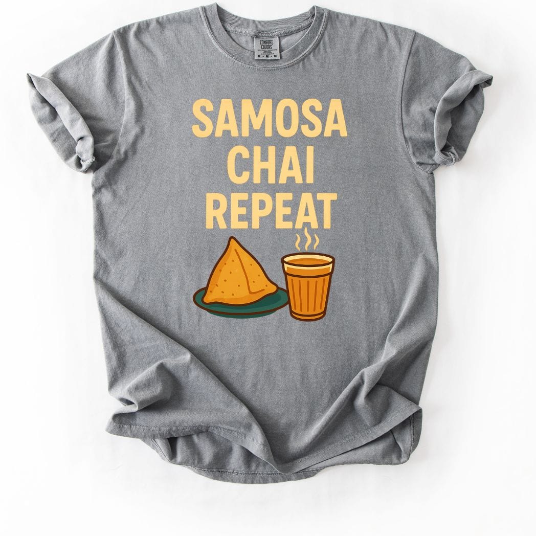 Samosa Chai Repeat Tee