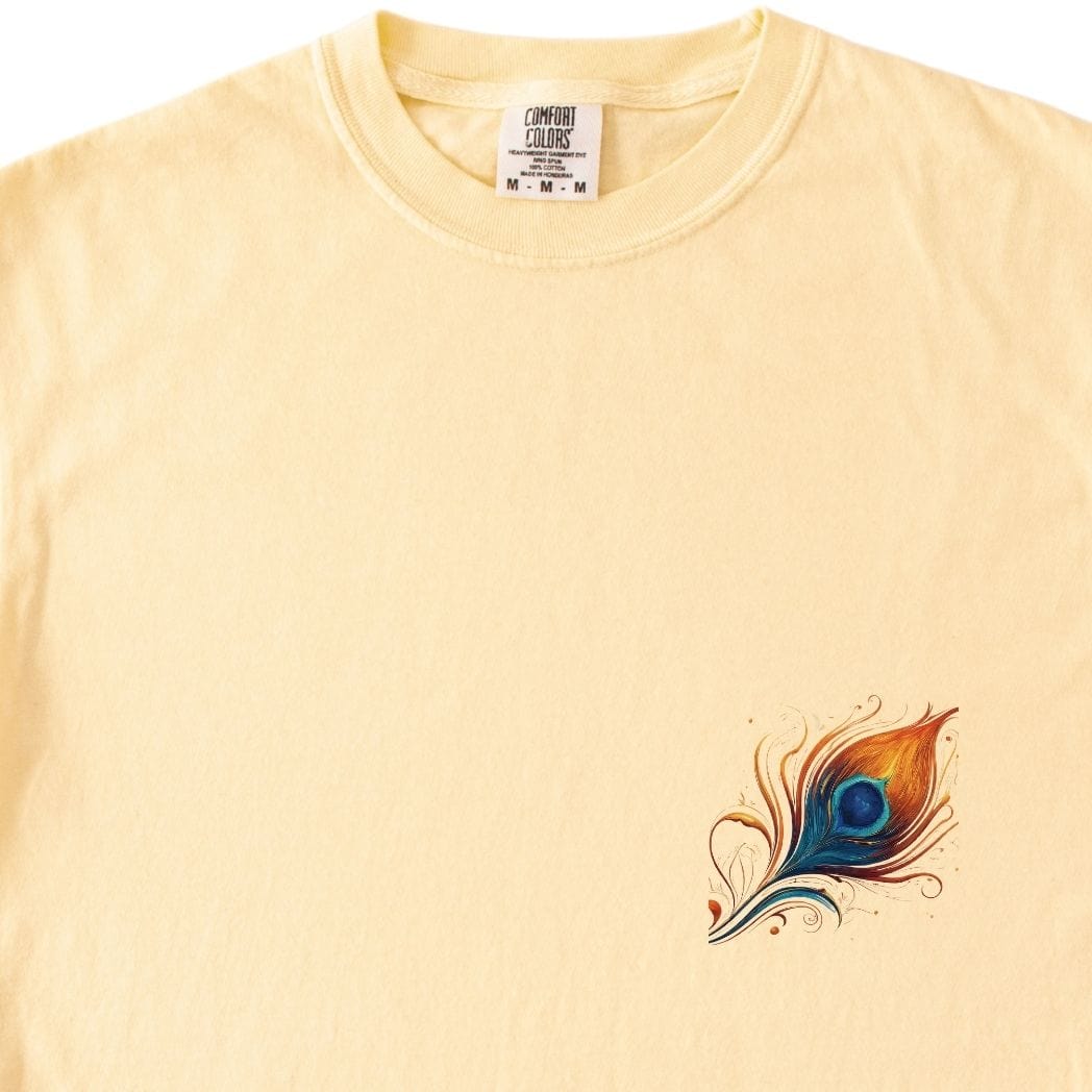 Krishna Ji Hindu Modern Tee - Feather