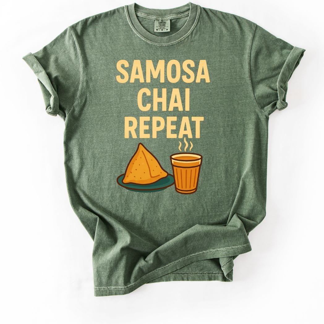 Samosa Chai Repeat Tee