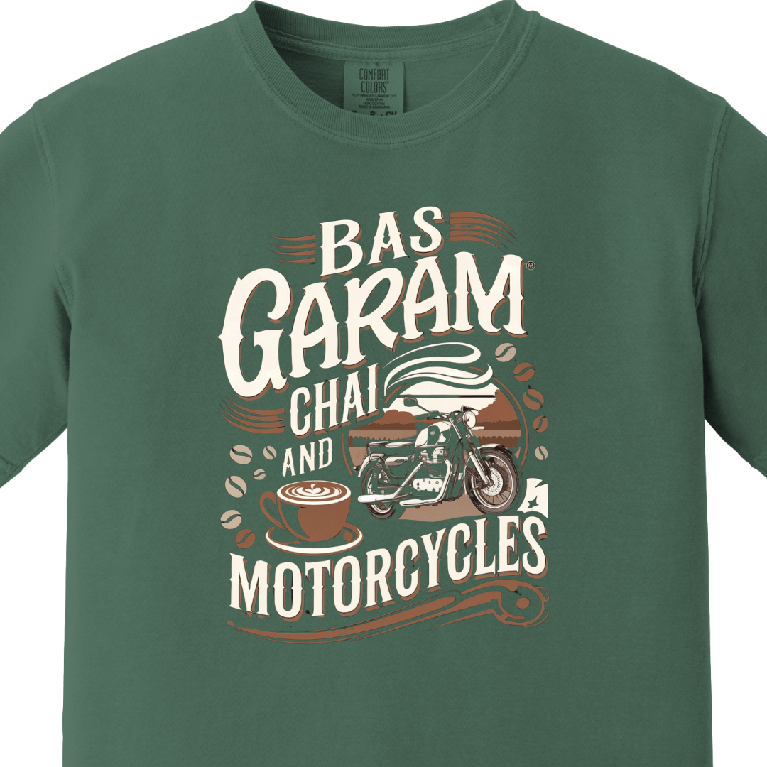 Bas Garam Chai and Motorcycles Tee - Maatee