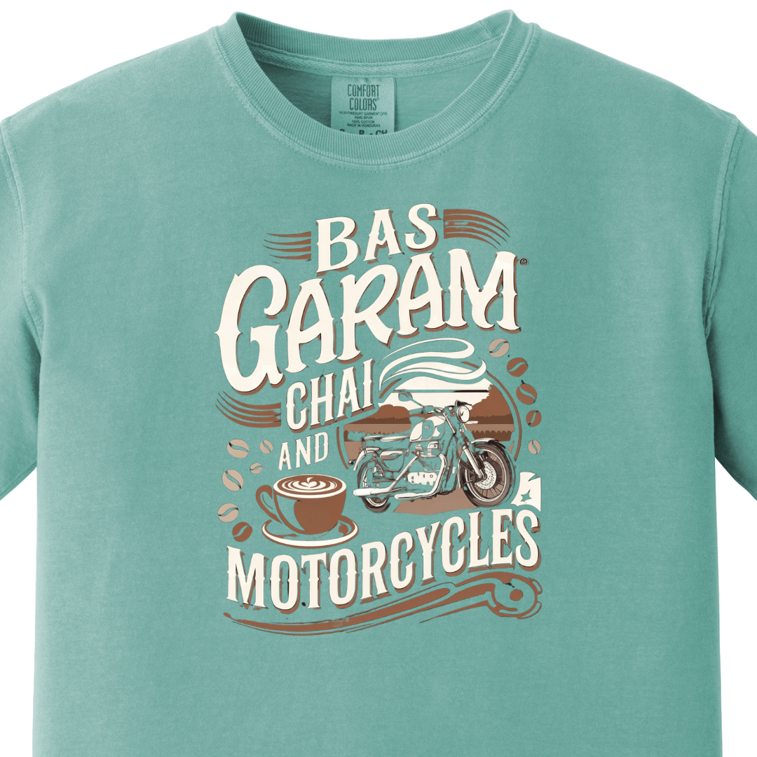 Bas Garam Chai and Motorcycles Tee - Maatee