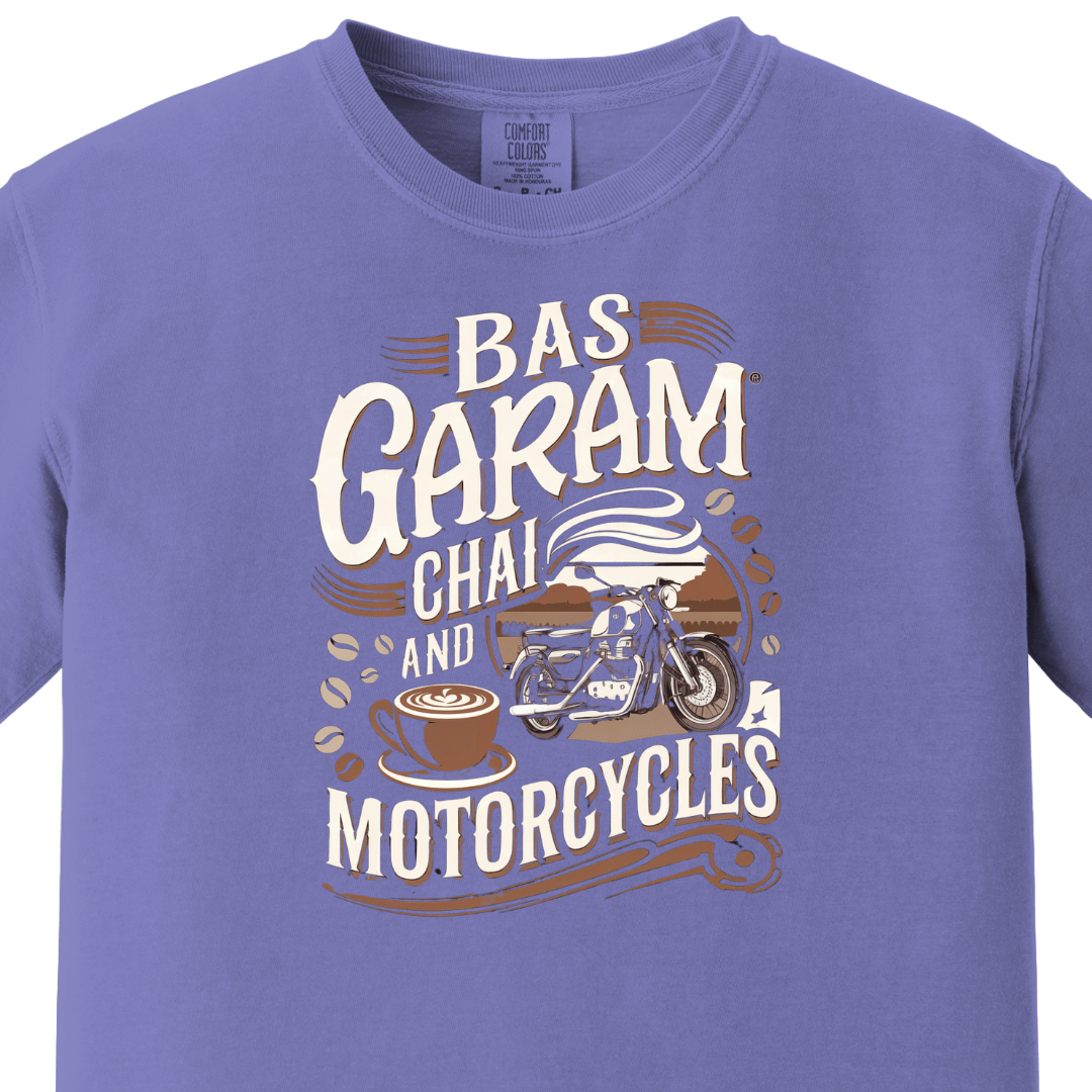 Bas Garam Chai and Motorcycles Tee - Maatee