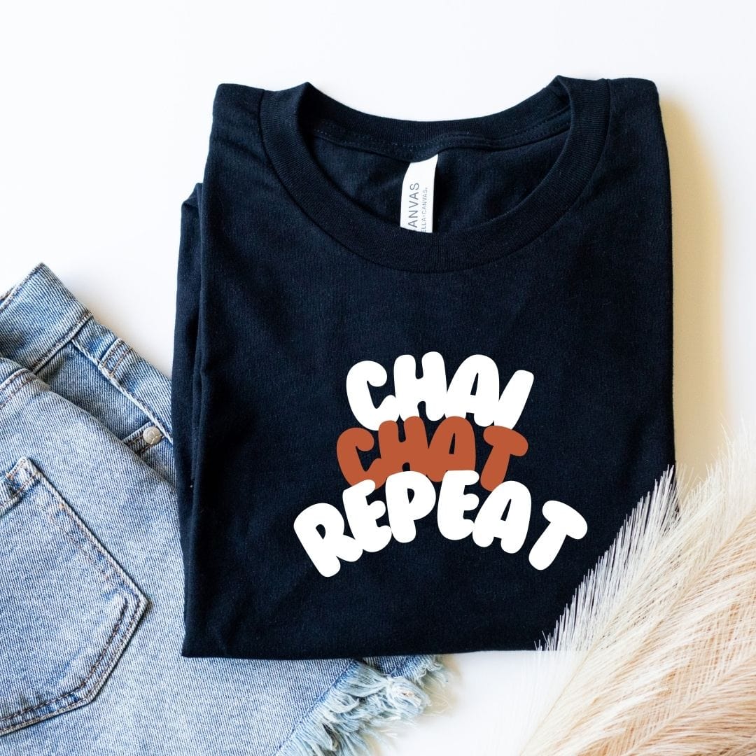 CHAI CHAT REPEAT Tee - Maatee