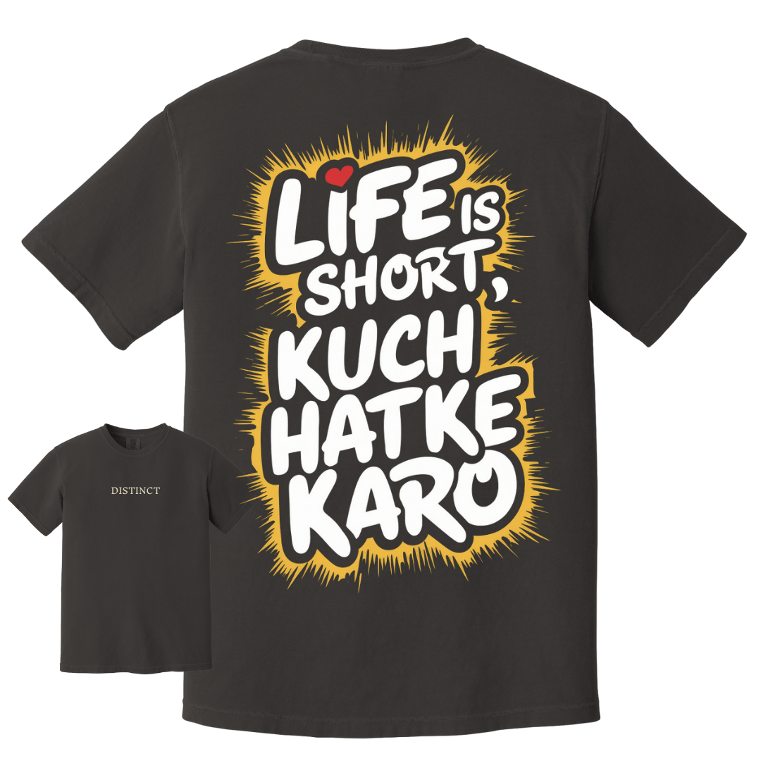 Distinct Kuch hatke karo Streetwear tee - Maatee