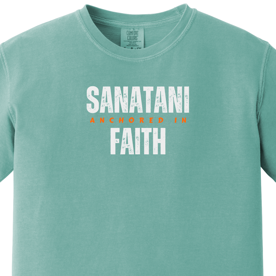 Sanatani Anchored In Faith Tee - Maatee