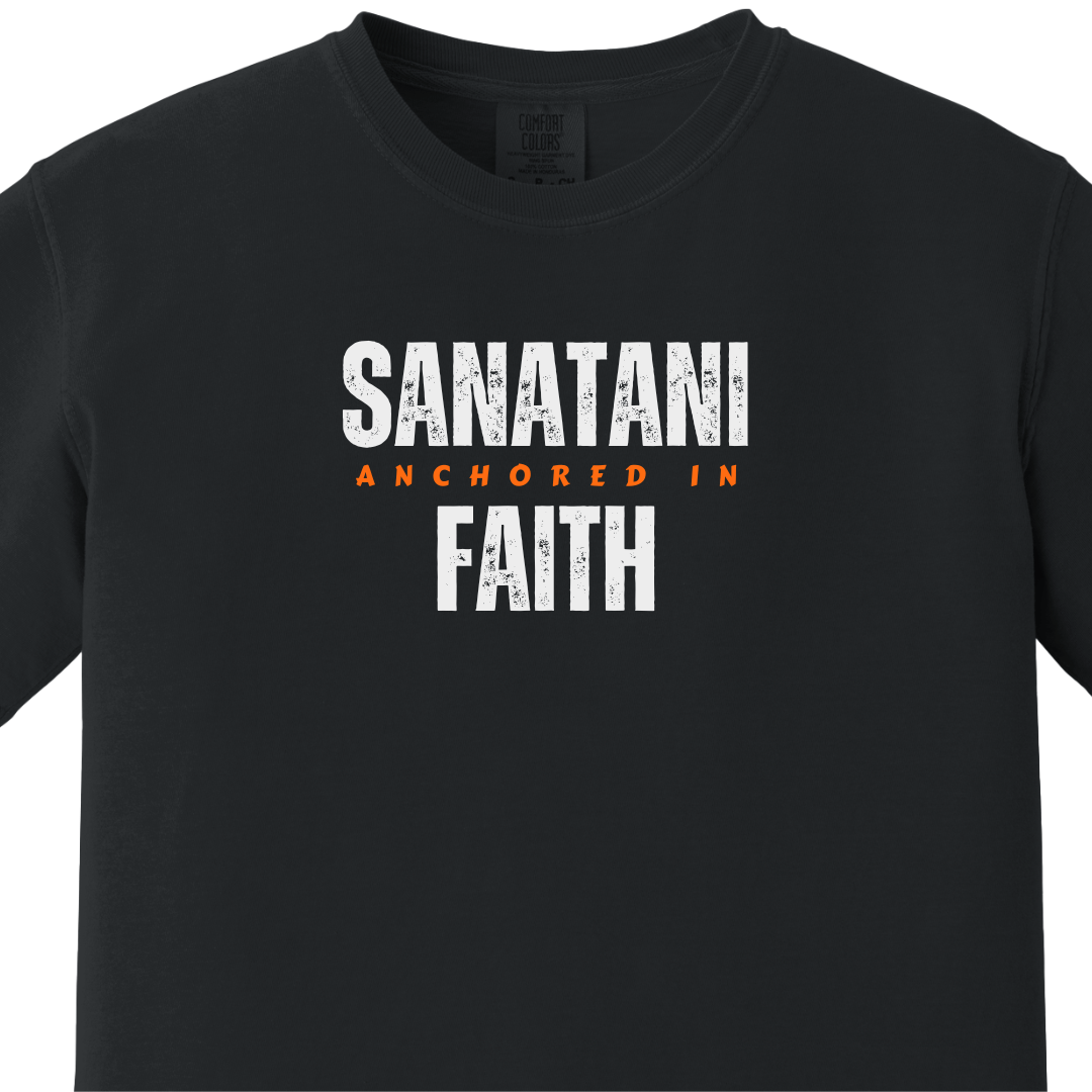 Sanatani Anchored In Faith Tee - Maatee